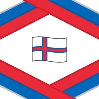 Faroe isole bandiera astratto sfondo design modello. Faroe isole indipendenza giorno bandiera sociale media inviare. Faroe isole modello vettore