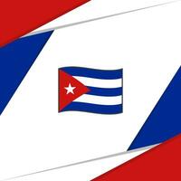 Cuba bandiera astratto sfondo design modello. Cuba indipendenza giorno bandiera sociale media inviare. Cuba vettore