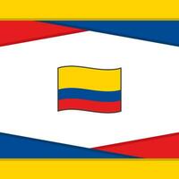 Colombia bandiera astratto sfondo design modello. Colombia indipendenza giorno bandiera sociale media inviare. Colombia vettore