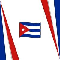 Cuba bandiera astratto sfondo design modello. Cuba indipendenza giorno bandiera sociale media inviare. Cuba bandiera vettore