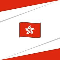 hong kong bandiera astratto sfondo design modello. hong kong indipendenza giorno bandiera sociale media inviare. hong kong design vettore