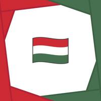 Ungheria bandiera astratto sfondo design modello. Ungheria indipendenza giorno bandiera sociale media inviare. Ungheria bandiera vettore