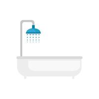 disegno vettoriale icona doccia isolata