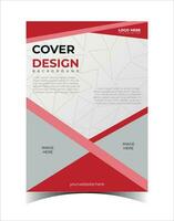 libro copertina design vettore modello nel a4 taglia, può essere adattare per opuscolo, annuale rapporto, rivista, poster, portafoglio, volantino, striscione, sito web.