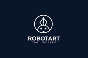 robot arte logo e vettori