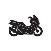 motociclo icona vettore design illustrazione logo modello