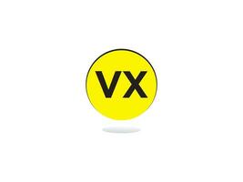 monogramma vx attività commerciale logo icona, iniziale vx xv logo lettera vettore per voi