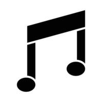 musica vettore glifo icona per personale e commerciale uso.