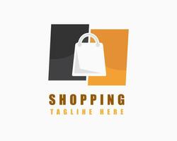 shopping logo design modello vettore