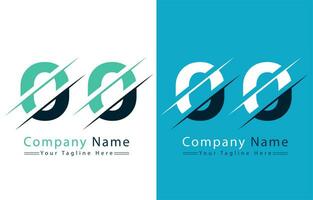 oo lettera logo design concetto. vettore logo illustrazione