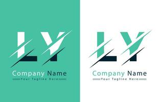 LY lettera logo design concetto. vettore logo illustrazione