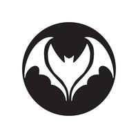 pipistrello ala logo vettore elemento