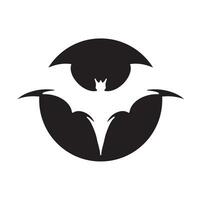 pipistrello ala logo vettore elemento