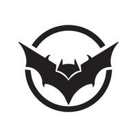 pipistrello ala logo vettore elemento