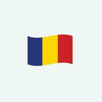 icona della bandiera della romania vettore