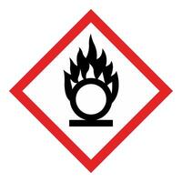 ghs sostanze chimiche etichetta pittogrammi simbolo e rischio classi ossidanti vettore