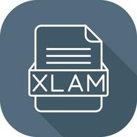 xlam file formato vettore icona