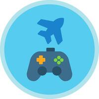 gioco aereo vettore icona design