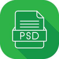 PSD file formato vettore icona