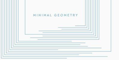 blu bianca minimo Linee astratto futuristico Tech sfondo vettore