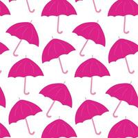 ombrello rosa Aperto accessorio Bambola ragazza modello vettore