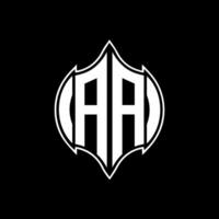 aa attività commerciale carta lettera logo. aa creativo monogramma iniziali lettera logo concetto. aa unico moderno piatto astratto vettore lettera logo design.