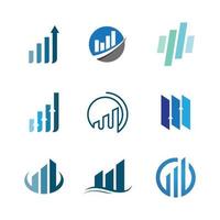 modello di logo di finanza aziendale vettore