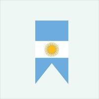 argentina bandiera icona vettore illustrazione