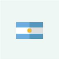 argentina bandiera icona vettore illustrazione