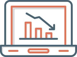 statistica vettore icona