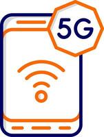 icona vettore 5g