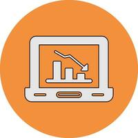 statistica vettore icona