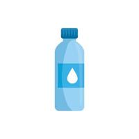 bottiglia d'acqua plastica icona isolata vettore