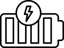 pieno batteria vettore icona