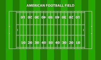 campo da football americano con area di dettaglio vettore