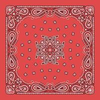 bandana paisley ornamento classico disegno vettoriale vintage