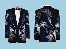 disegni di blazer decorativi vettore