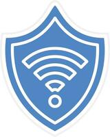 Wi-Fi sicurezza vettore icona