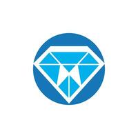 gioielleria linea arte diamante logo icona e simbolo vettore