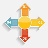 modelli di infografica per illustrazione vettoriale di affari.