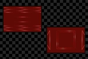 set di sfondo rosso scuro effetto speciale astratto per banner, web vettore