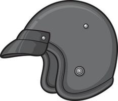 casco da moto retrò vettore