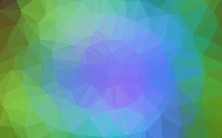 multicolore chiaro, modello poligonale vettoriale arcobaleno.
