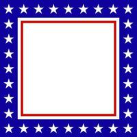 americano bandiera piazza telaio vettore
