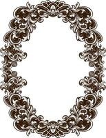 telaio ornamento Vintage ▾ classico elemento decorazione vettore