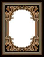 telaio ornamento Vintage ▾ classico elemento decorazione vettore