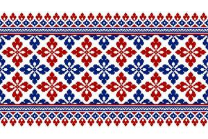 indaco Marina Militare blu geometrico tradizionale etnico modello ikat senza soluzione di continuità modello confine astratto design per tessuto Stampa stoffa vestito tappeto le tende e sarong azteco africano indiano indonesiano vettore