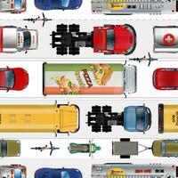 vettore senza soluzione di continuità modello con superiore Visualizza trasporto