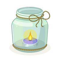 illustrazione di aromatico candela vettore