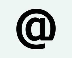 alias icona e-mail contatto indirizzo corrispondenza comunicazione comunicare Informazioni posta Collegare connessione nero bianca forma linea cartello simbolo eps vettore